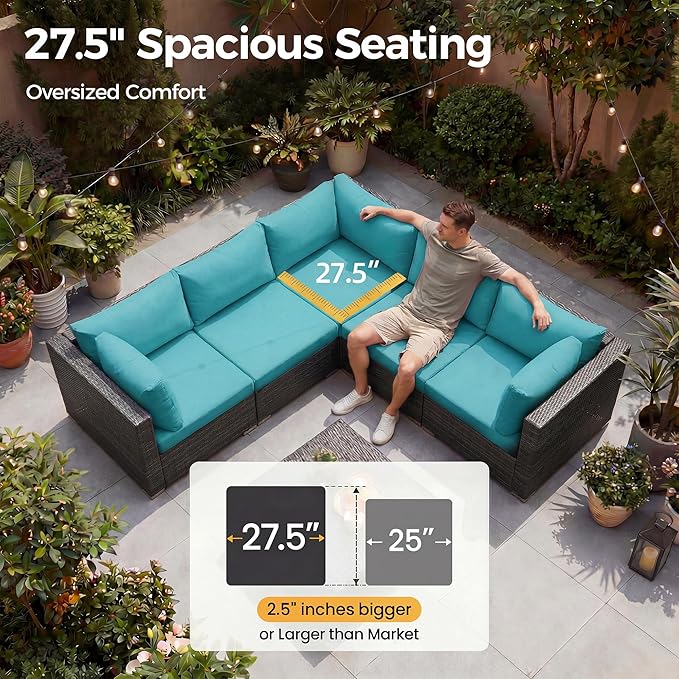 NICESOUL 18 Piece Outdoor Sectional - Image 5