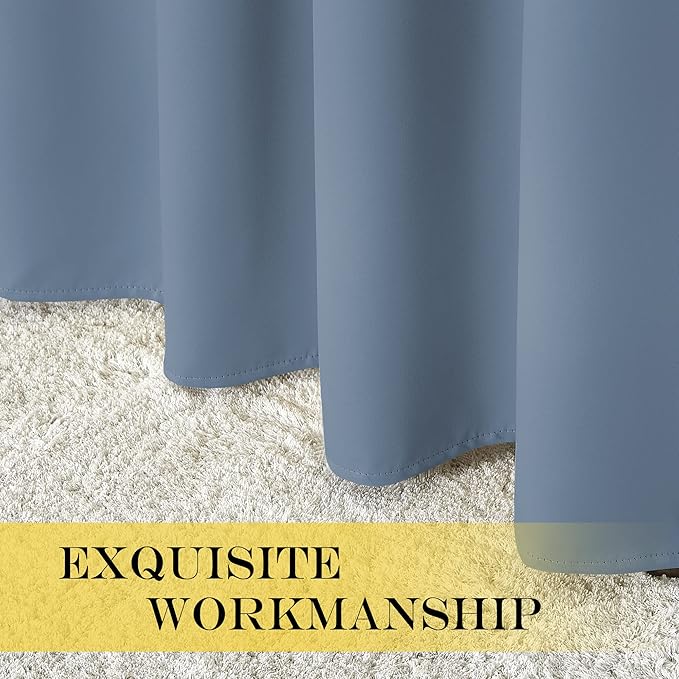 NICETOWN Room Darkening Short Curtain 54 inches Long - Image 5