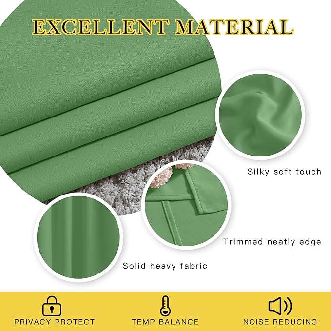 NICETOWN Door Curtain for Closet Doors 80 Inches Long 1 Panel, Room Divider - Image 3