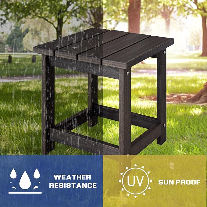 LZRS Adirondack Square Outdoor Side Table - Image 4