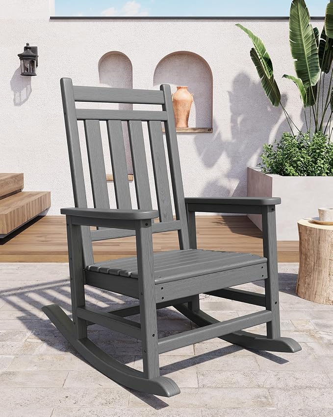 GarveeLife Poly Lumber Rocking Chair Outdoor by GarveeLife