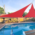 E&K Sunrise 2' x 2' x 2' Sun Shade Sail Triangle Canopy Shade Cover UV Block by EKSUNRISEINC