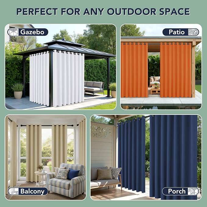 Patio Curtains Outdoor Waterproof - Image 8