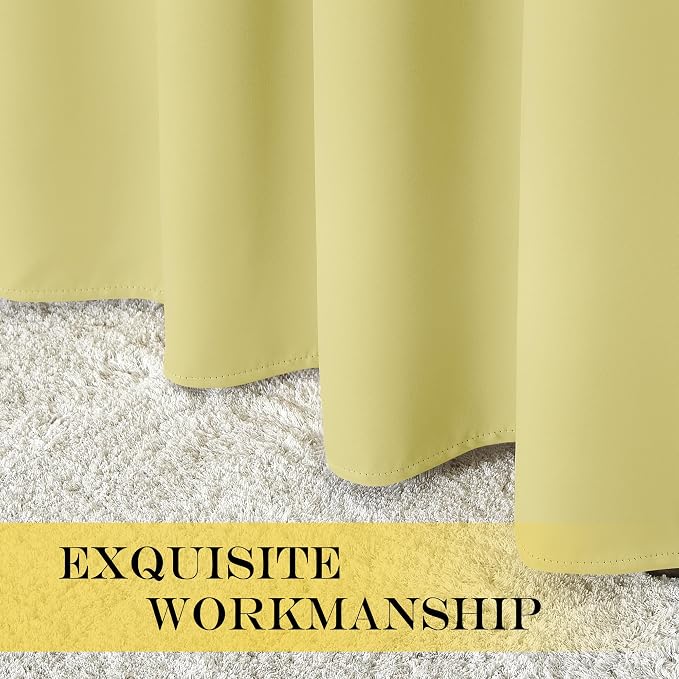 NICETOWN Blackout Curtain Drape 72 inch Long - Image 4