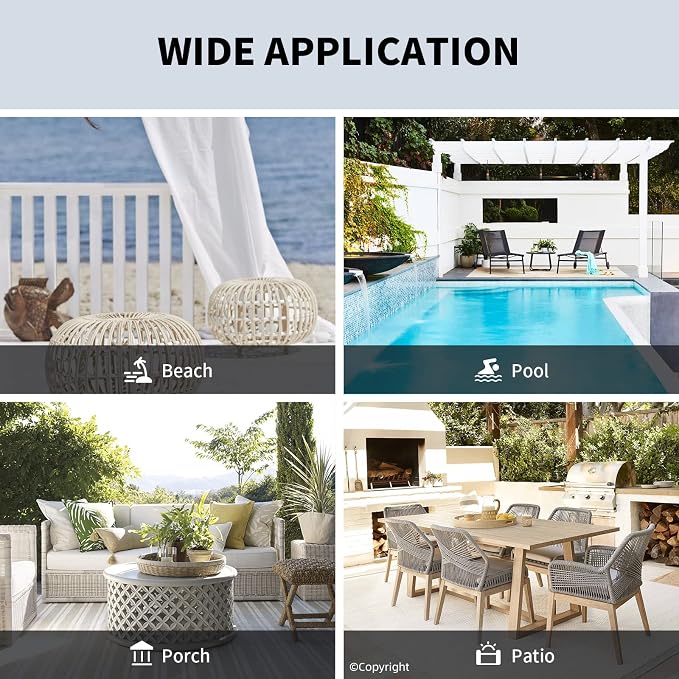 Outdoor Indoor Curtains W52 x L63 - Image 8