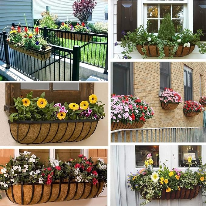 2 pcs Trough Coco Liner 48 inch Wall Planter Replaceable Coco Liner - Image 3