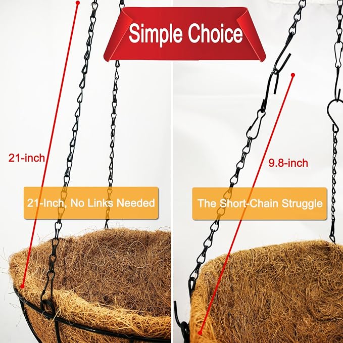 Chain for Hanging Plants, Adjustable Hanging Chain - Image 3