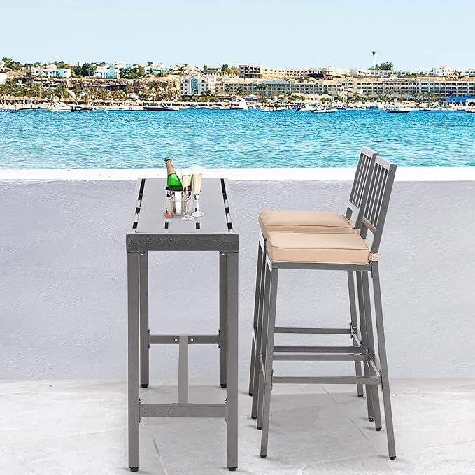Outdoor Patio Counter Height Bar Table - Image 4