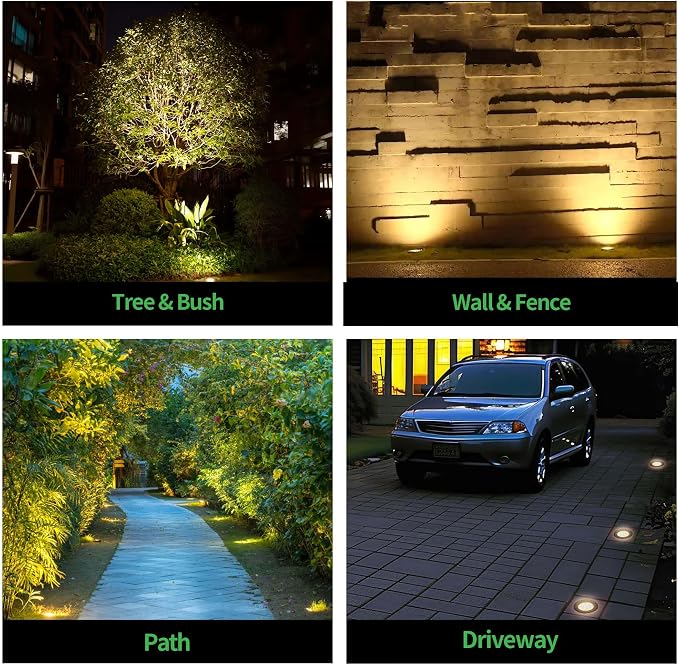 Landscape Well Light, LED Low Voltage In Ground Lights, IP67 Waterproof 12V - Image 5