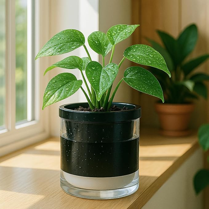 D'vine Dev 6 Inch Design Self Watering Planter - Image 4