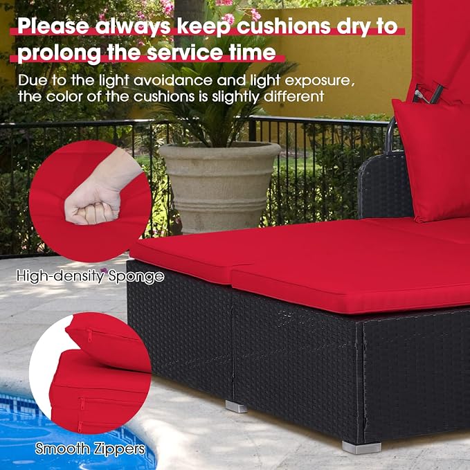 RELAX4LIFE Patio Outdoor Daybed - Image 5