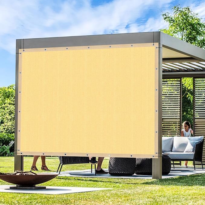 Artpuch Outdoor Pergola Shade Cover 4x11 FT Sun Shade Cloth by Artpuch