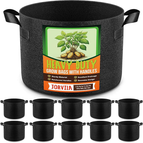 10 Pack 1 Gallon Grow Bags, Thickened Nonwoven Fabric Planter Pots by Unknown