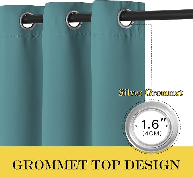 NICETOWN Blackout Window Curtain 90 inch Length - Image 6
