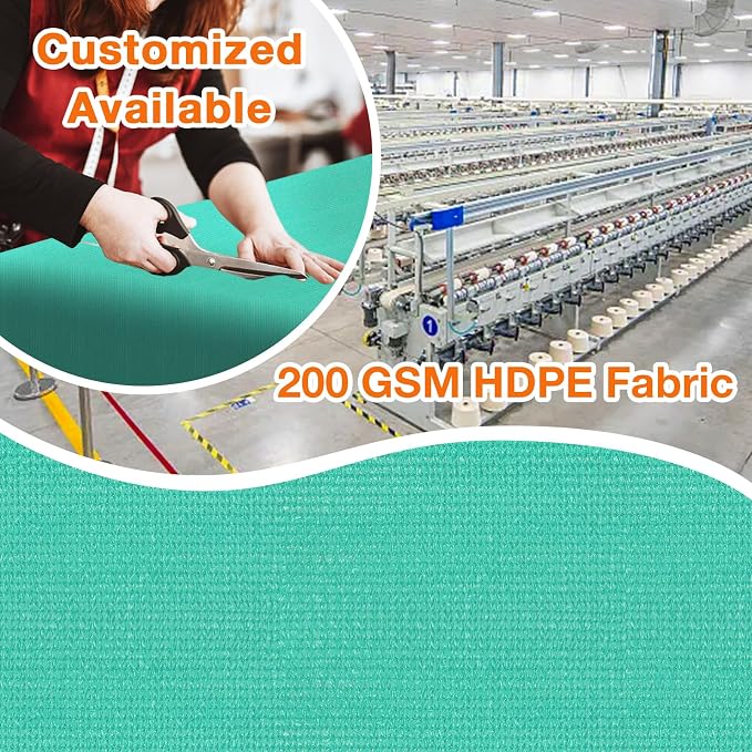 Artpuch Outdoor Pergola Shade Cover 10' X 24' Sun Shade Cloth - Image 2