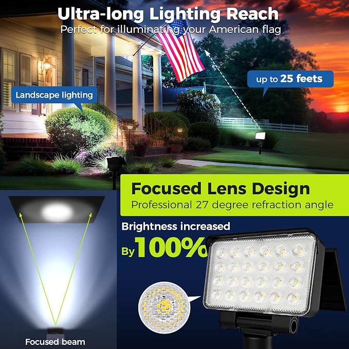 Solar Spot Lights Outdoor Waterproof - Image 2