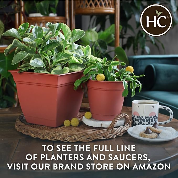 The HC Companies 6 Inch Eclipse Round Planter Pots - Image 8