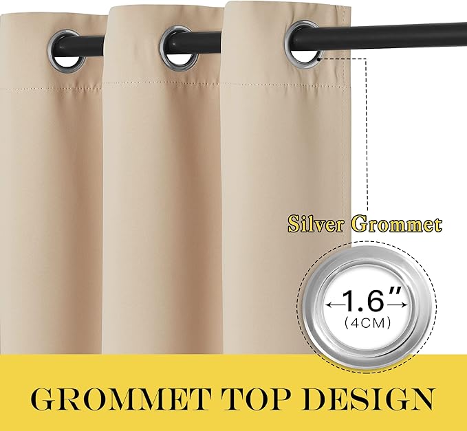 NICETOWN Blackout 102 inch Curtain - Image 2