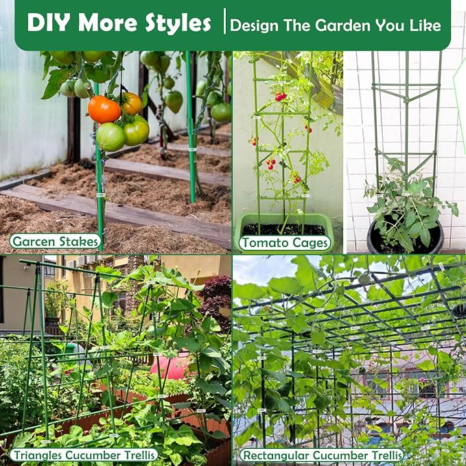 Cludoo 94PCS Garden Stakes Set - Image 4