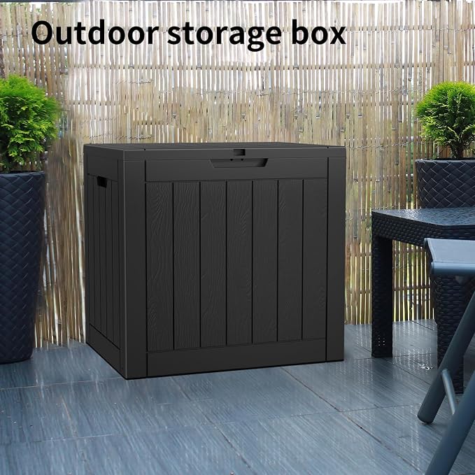 EasyUp 31Gallon Outdoor Deck Box Waterproof, Indoor and Outdoor Storage Box - Image 4
