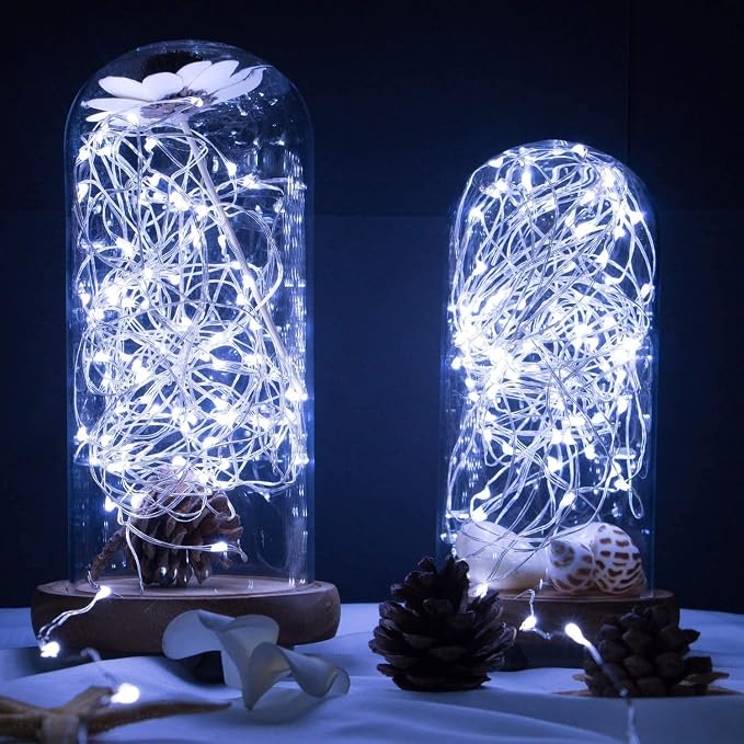 Brightown Outdoor Solar String Lights, 2 Pack 33 Feet 100 Led Solar Powered - Image 5