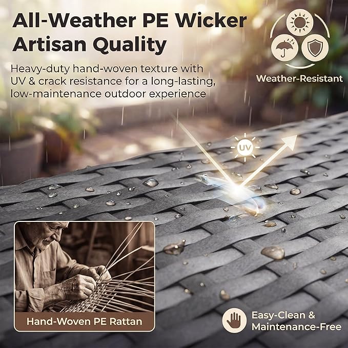 NICESOUL 9 Piece Patio Set - Image 8