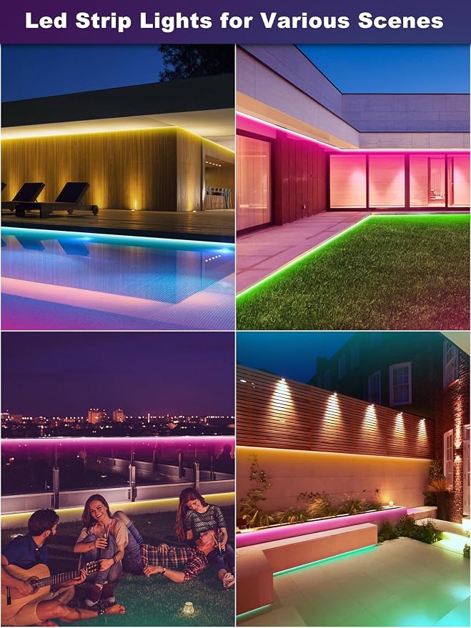200ft Outdoor Led Strip Lights Waterproof, Ip68 Outside Led Light Strip - Image 5