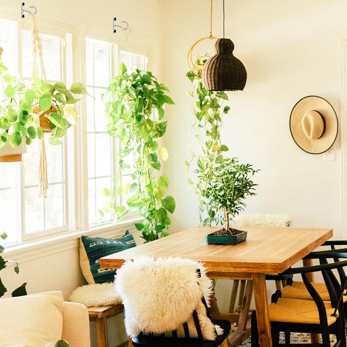 2Pack 2.5Inch Ceiling Hooks for Hanging Plant, Hanger for Indoor and Outdoor - Image 5