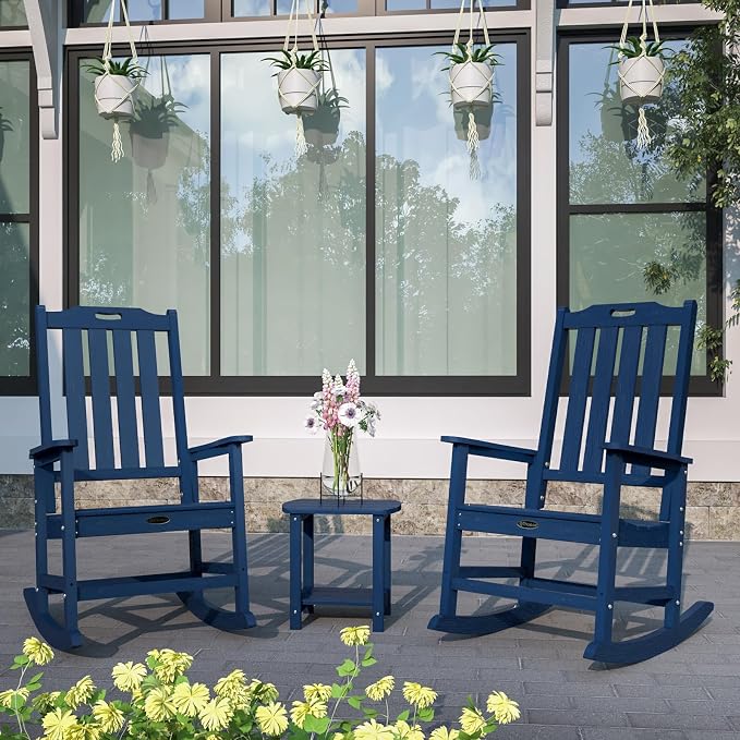Oversized Rocking Chair Set of 2, Outdoor Rocking Chair - Image 2