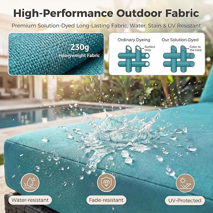 NICESOUL Extra Large 9 Piece Patio Furniture Set - Image 9