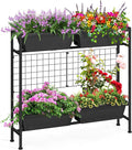 OYEAL Raised Garden Bed with Legs & Trellis, Vegetables by OYEAL