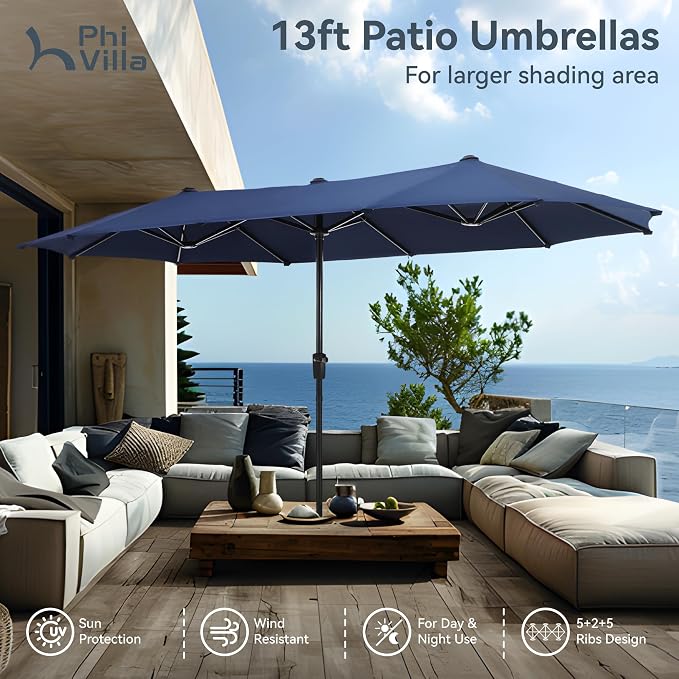 PHI VILLA 8 Piece Patio Dining Set - Image 7