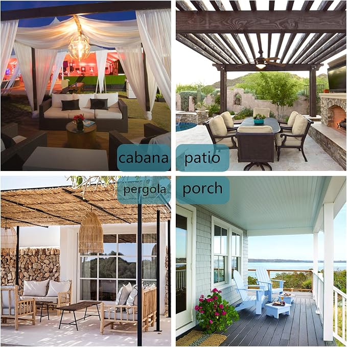 BONZER Extra Wide Waterproof Outdoor Curtains - Image 7