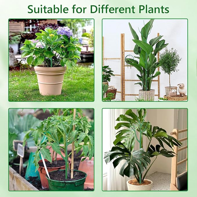 5 Pack Stackable Plant Supports Stakes, Sturdy Garden Trellis - Image 7