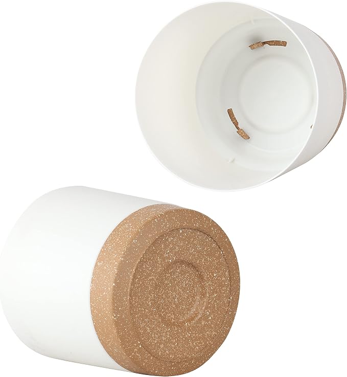 kubvici Plant Pots for Indoor Plants, 2 Pack 10 Inch Plant Pot Plastic Flower - Image 7