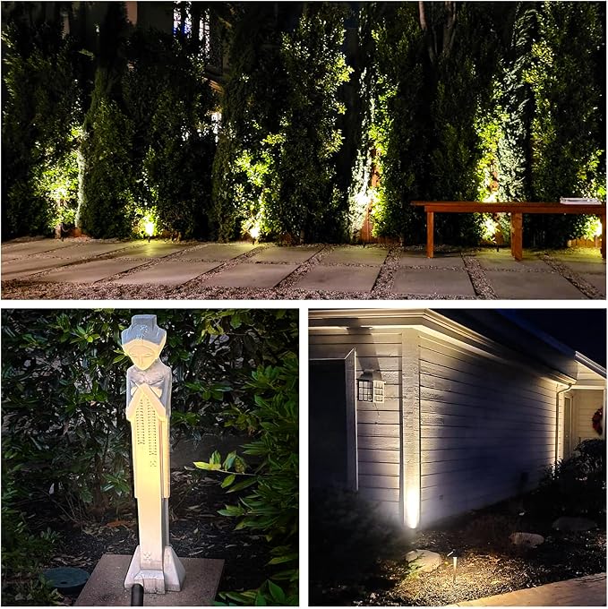 GKOLED Mini Size Brass Landscape Spotlight, Low Voltage 12V AC/DC Outdoor - Image 5