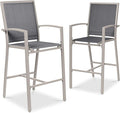 Best Choice Products Outdoor Bar Stools Set of 2, Bar Height, Patio Furniture by BestChoiceProducts