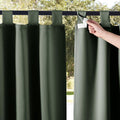 NICETOWN 2 Panels Greyish Green Outdoor Curtainss by NICETOWN