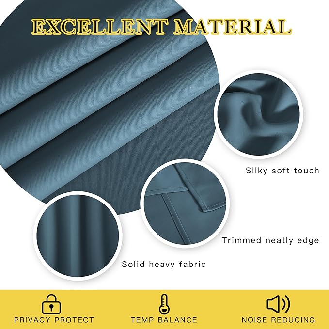 NICETOWN Blackout Curtain Drape - Image 2
