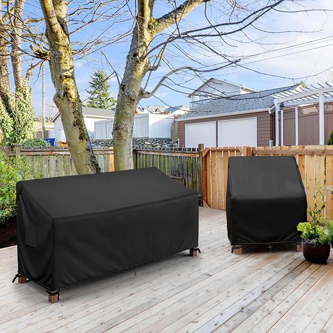MR. COVER 3-Seater Outdoor Couch Cover Waterproof, 80 Inch Patio Furniture Cover - Image 7