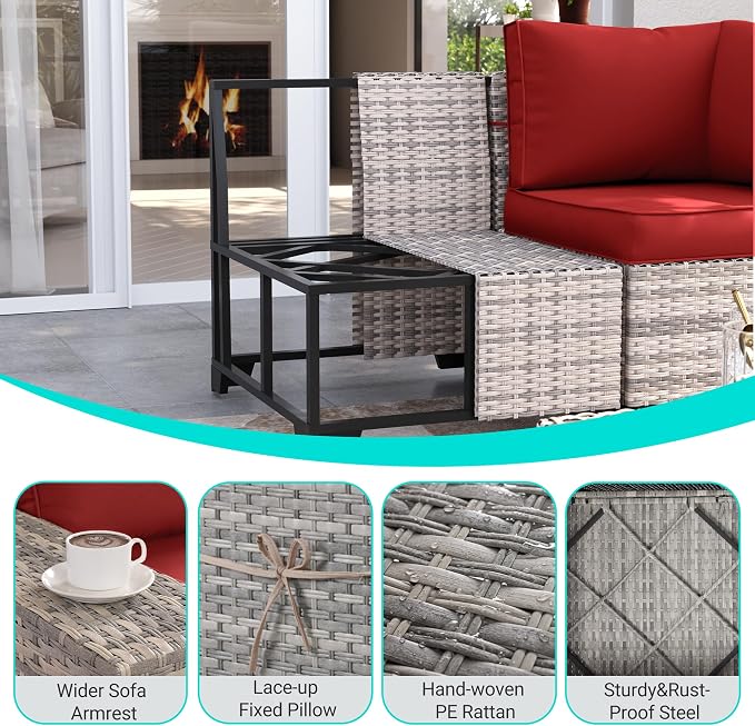 13-Piece Outdoor Patio Furniture Set - Image 4