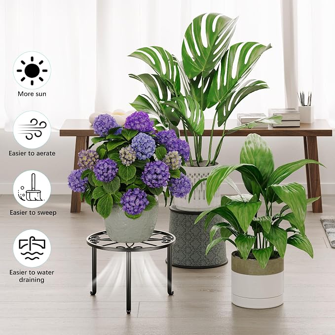 5 Pack Metal Plant Stand Heavy Duty Metal Plant Shelf - Image 4