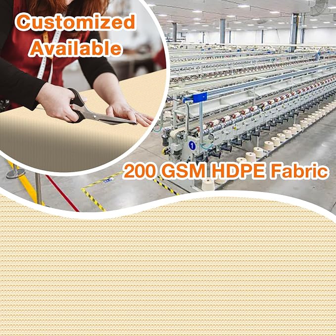 Artpuch Outdoor Pergola Shade Cover 4' X 13' Sun Shade Cloth - Image 2