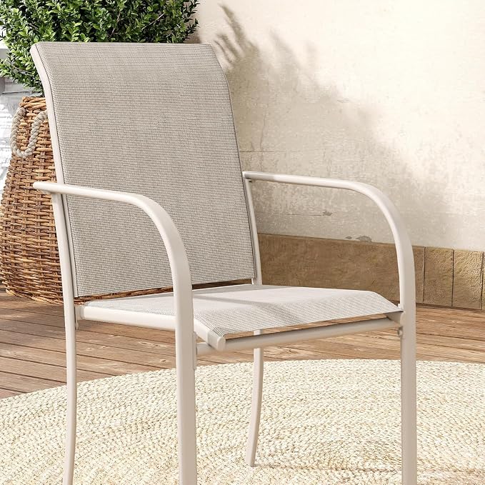 VICLLAX 7 Pieces Patio Dining Set, Outdoor Furniture Set Includes 47.2" Round - Image 6
