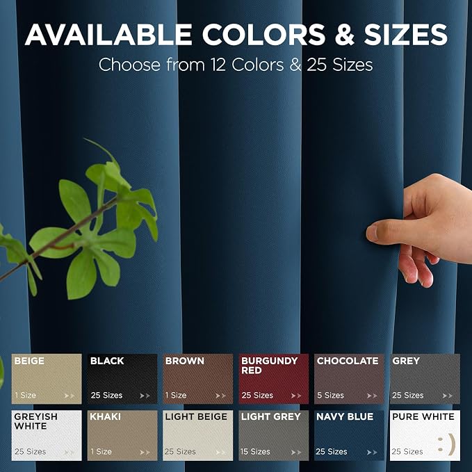 Joydeco Blackout Door Curtain for Doorway Privacy 72 Inches Long, Grommet - Image 7