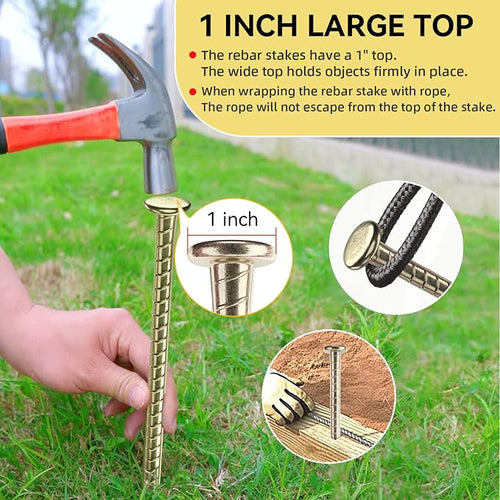 16 Inch Rebar Stakes - Image 2