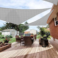 Patio Paradise 11' x 11' x 11' Sun Shade Sail Triangle Canopy Shade Cloth by Patio
