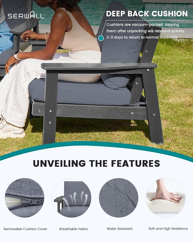 SERWALL Outdoor Loveseat - Image 3