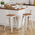 Yongchuang 26 inch Bar Stools Set of 2 Kitchen Counter Height Chairs by YongchuangInternational