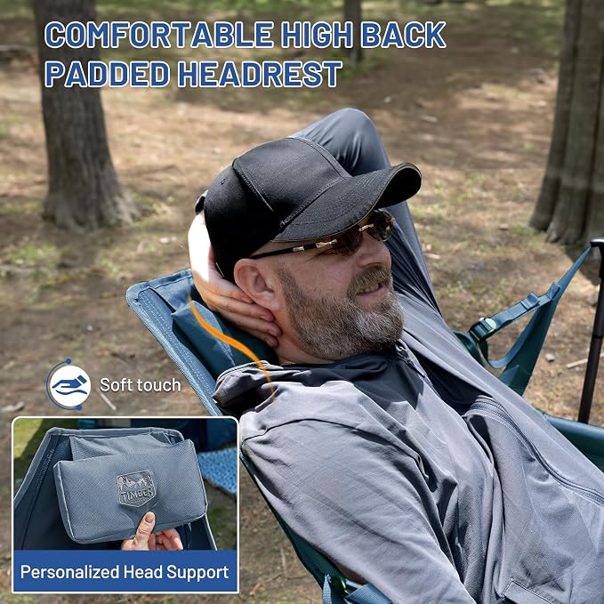 TIMBER RIDGE Hammock Camping Chair, Oversized Swinging Hammock Chair - Image 5